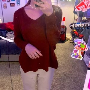 NOWT ✨ BROWN AMERICAN EAGLE LONG SLEEVE